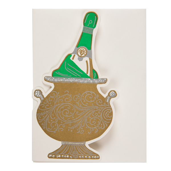 Champagne | Cut-Out - Greeting Card