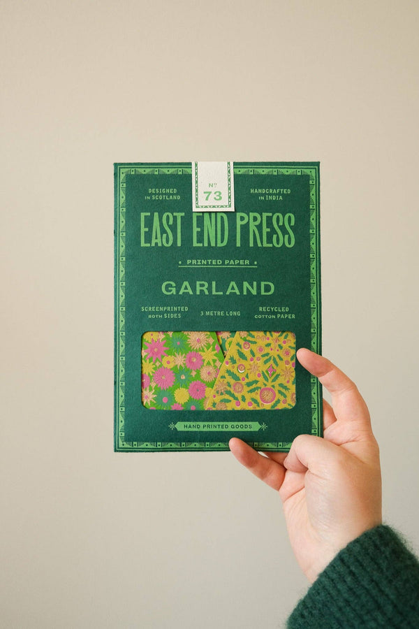 Midcentury Trees Sewn Garland