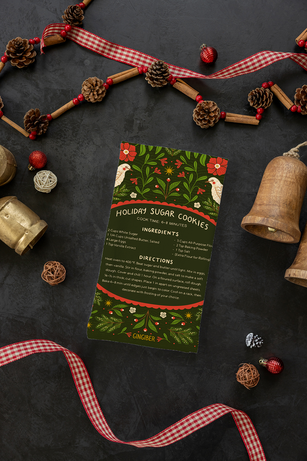 Sugar Cookies Tea Towel – Holiday Baking