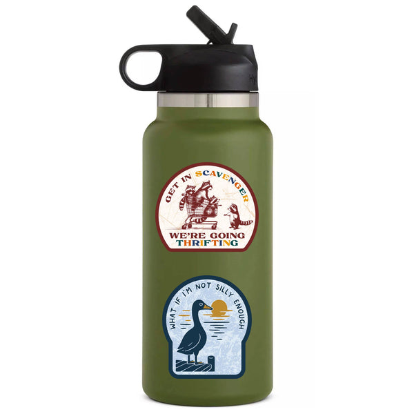 Cute Funny Thrift Shop Raccoon High Quality Vinyl Sticker