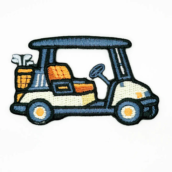 Golf Cart Iron-On Patch Embroidered Patch Sports Fan