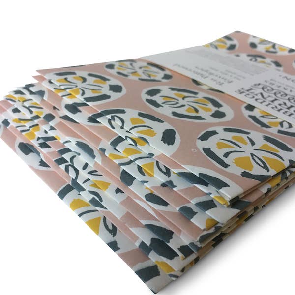 Packet of Ten Patterned Envelopes Charleston Roundel