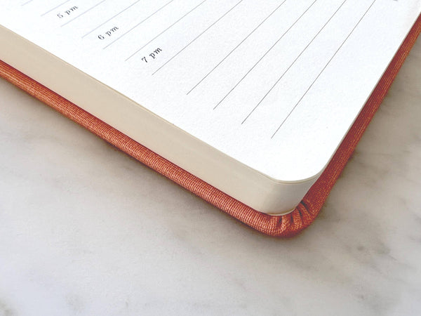 Daily Planner Notepad with Brass Screws