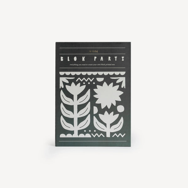 BLOK PARTI Block Printing Kit - Tulip Print Tote Bag