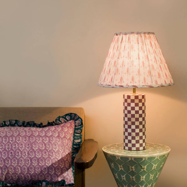 Checker Table Lamps - NEW colors