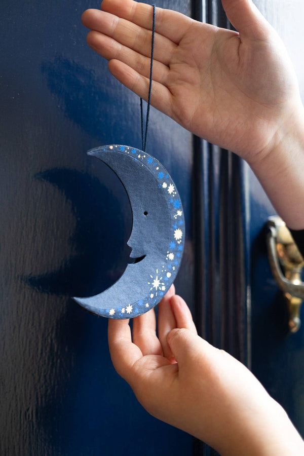 MIDNIGHT MAN ON THE MOON BOARD ORNAMENT