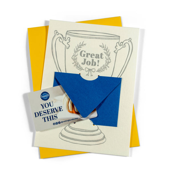 Great Job Trophy | Gift Card Holder