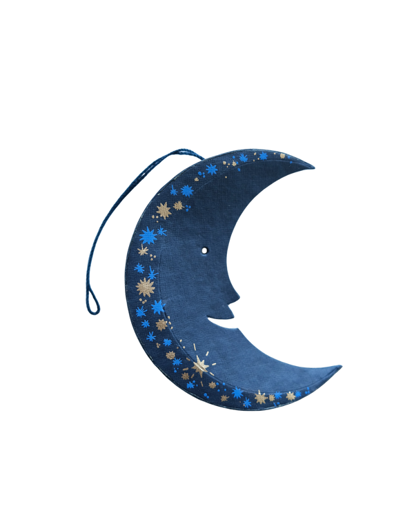 MIDNIGHT MAN ON THE MOON BOARD ORNAMENT