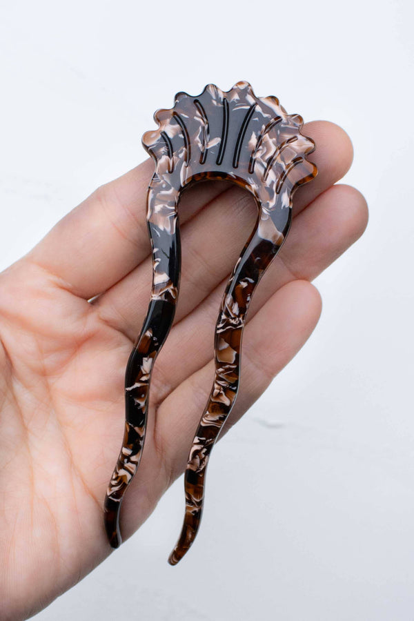Antique Wave French Hair Pin