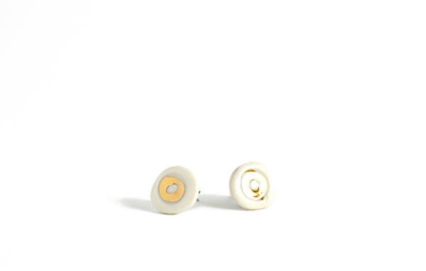 Gold Circle Studs