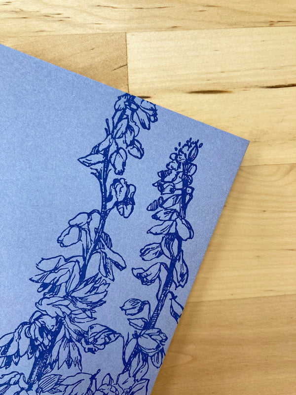 Larkspur Botanical Jotter Notebook