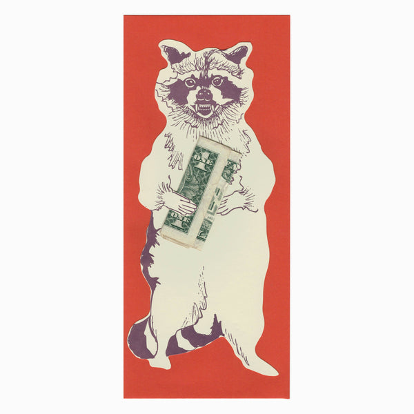 Oops raccoon gift card