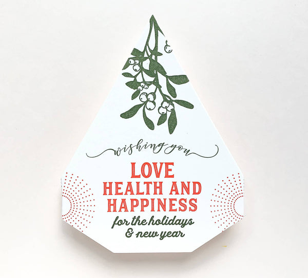 Mistletoe wish card