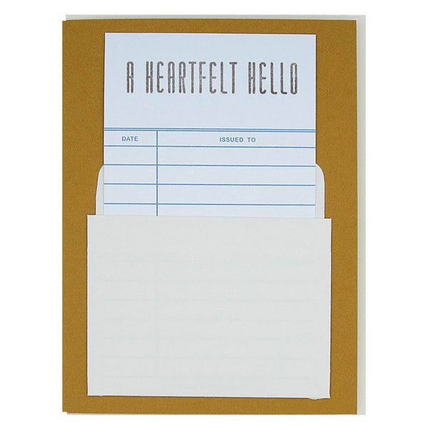 Library Heartfelt Hello