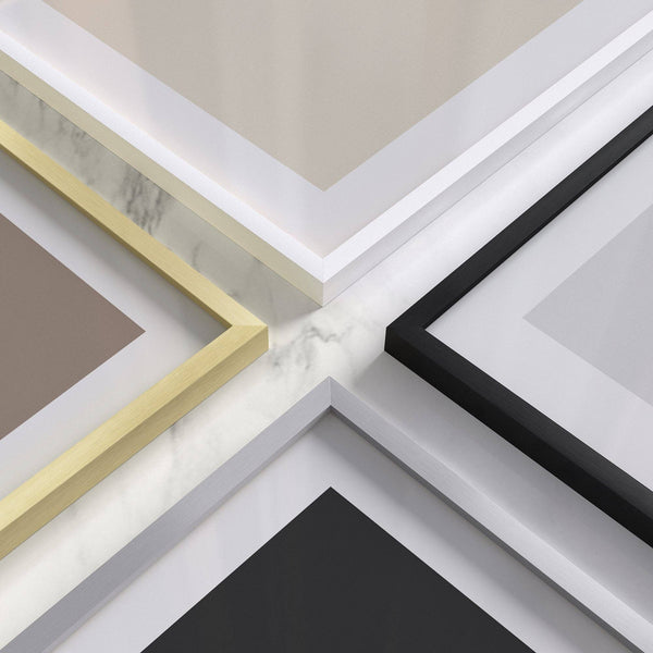 8x10, Gold Aluminum Plexi Frame