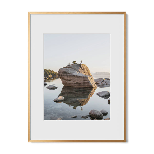 Brass Metal Frame with Glass