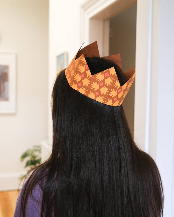 Yellow Paper Crowns