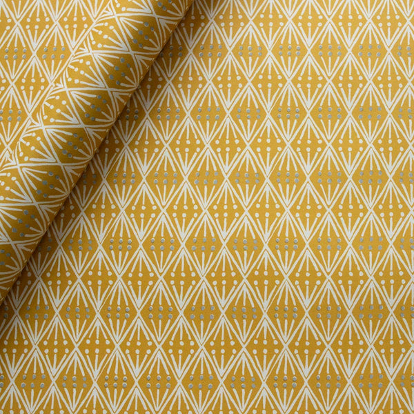 Patterned Paper Selvedge Mustard
