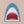 Shark Face Embroidered Iron-On Patch Teeth Ocean Beach Coast