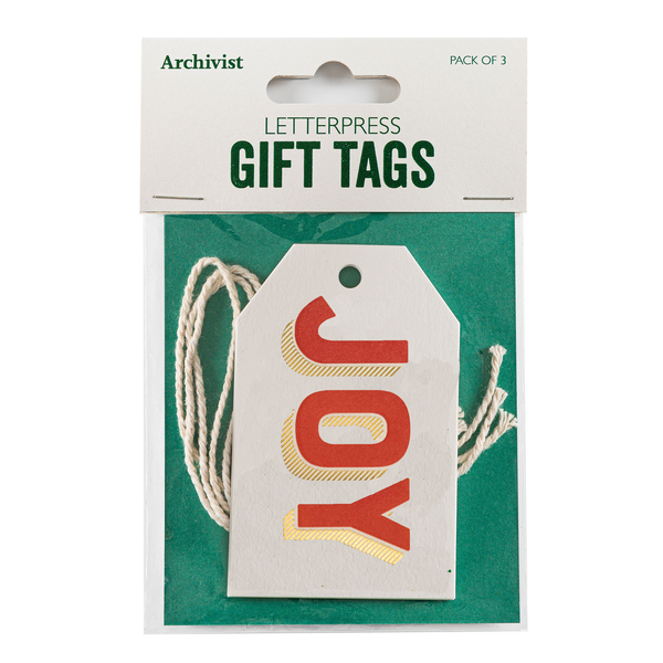 Joy | Christmas  Gift Tag (3-Pack) 🎄