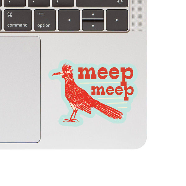 Roadrunner Bird Cute Meep Desert High Quality Vinyl Sticker