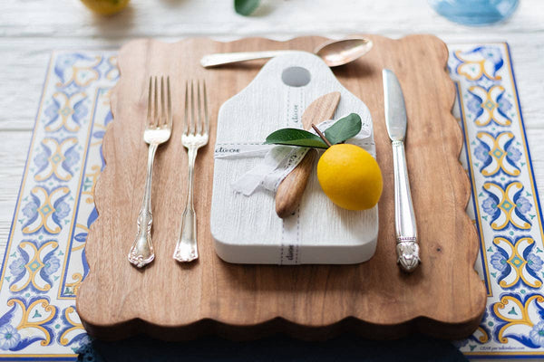 Scalloped Cutting Board, Medium Square