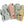 Oven Glove Dog Print - Aqua Storm