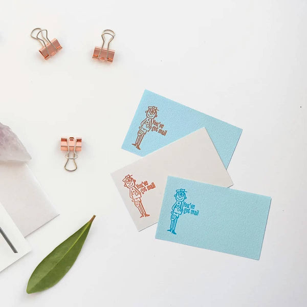 Mr Zip Mail Stamp | Vintage Snail Mail & Planner