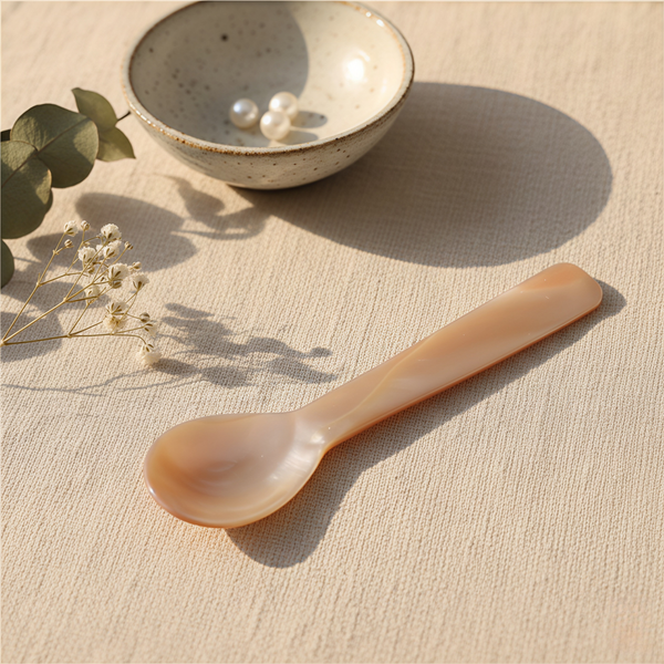 Natural Mother of Pearl Caviar & Dessert Spoons (2 Sizes)