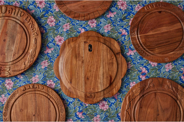 Vintage English Bread Board: Bread, Small, Natural