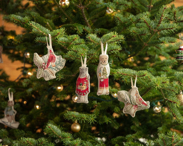 Dog with Gifts Ornament