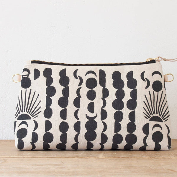 WORN BLACK SUN + MOON JEN BAG