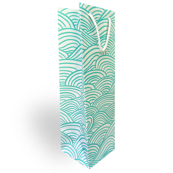 Waves Wine Gift Bag