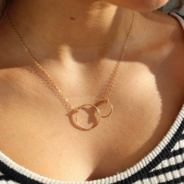Unity Necklace in 14k Gold Fill or Sterling Silver 