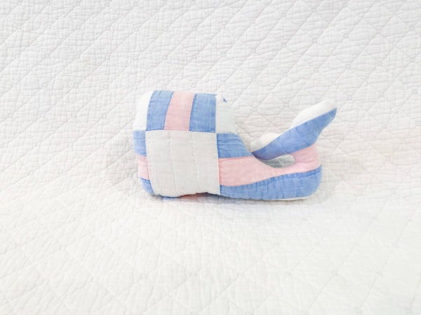 Vintage Quilt Stuffed Whale - Assorted Quilts