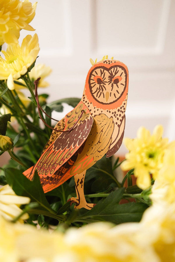 WINTER BIRDS PAPER ORNAMENTS