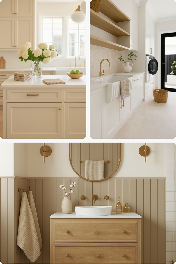 100% Organic Cotton Rustic Waffle Tea/Hand Towel - Natural