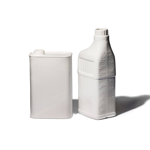 OIL CAN SHAPED FLOWER VASE