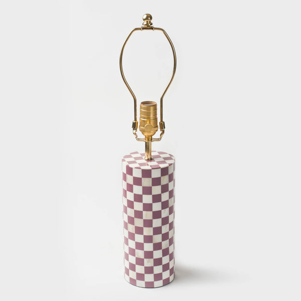 Checker Table Lamps - NEW colors