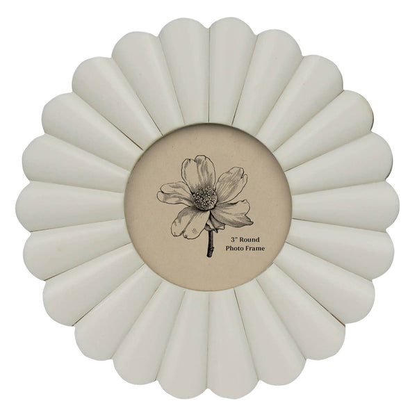Scalloped Round Frame - 3”