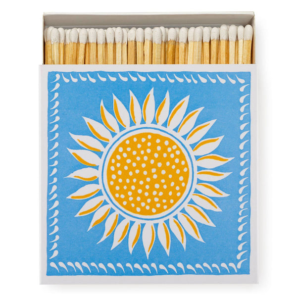 Ariana Sunflower | Square - Safety Matches