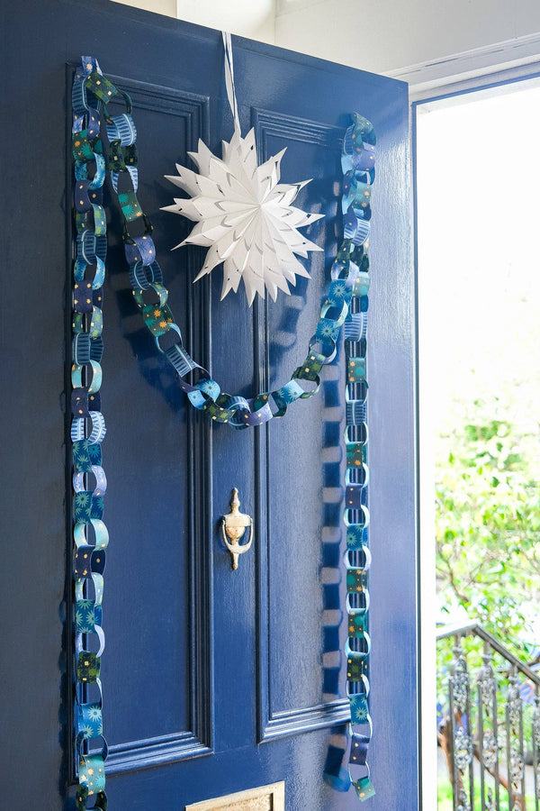 Blue and Yellow Paper Chain Kit