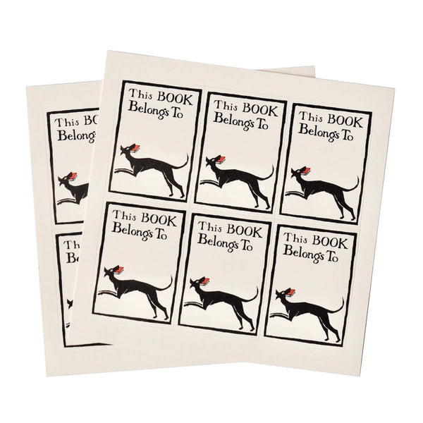 Twelve Bookplates Dog