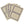 Packet of 10 Large Self-Adhesive Labels with Twilight Border