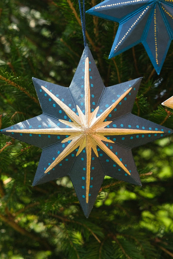 Midnight Star Screen-Printed Board Golden Star Screen-Printed Board Decoration