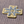 Barn quilt chenille and felt patch - cream