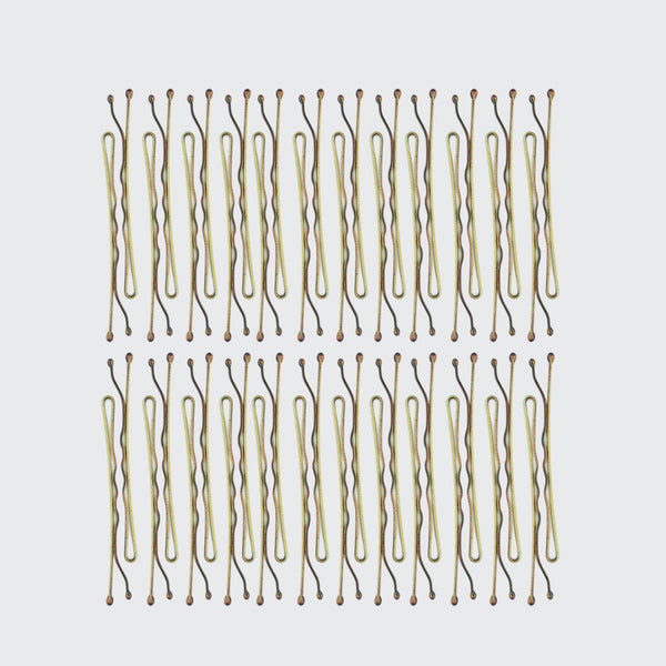 Essential Bobby Pins 45pc - Brown