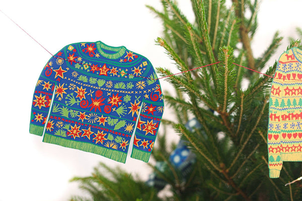 CHRISTMAS JUMPERS SEWN GARLAND