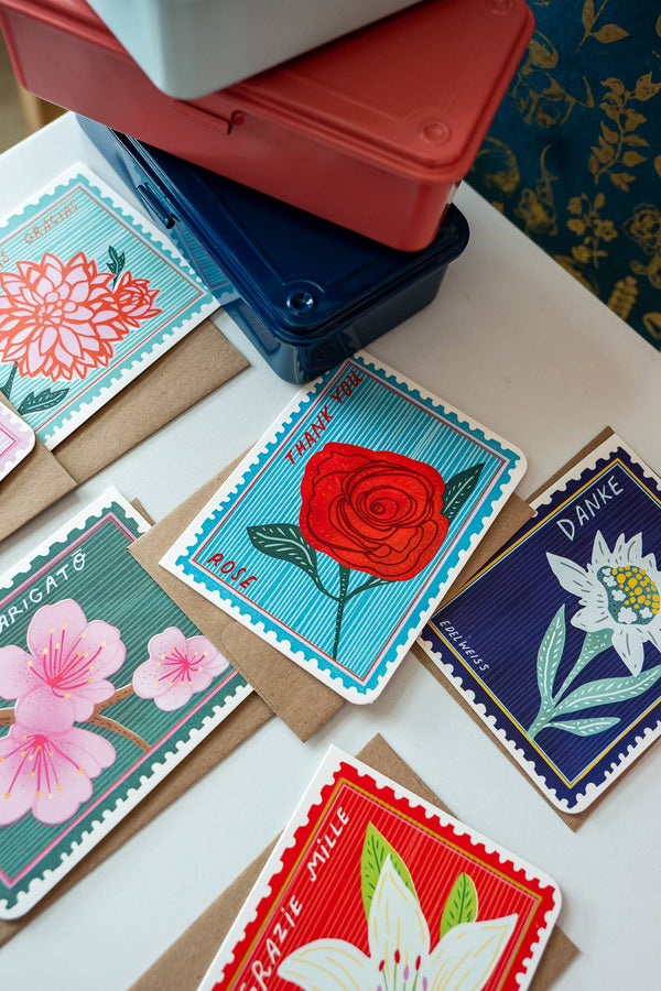 Thank You Rose Greeting Card