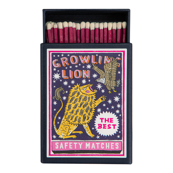 Growling Lion | Keepsake Matchbox